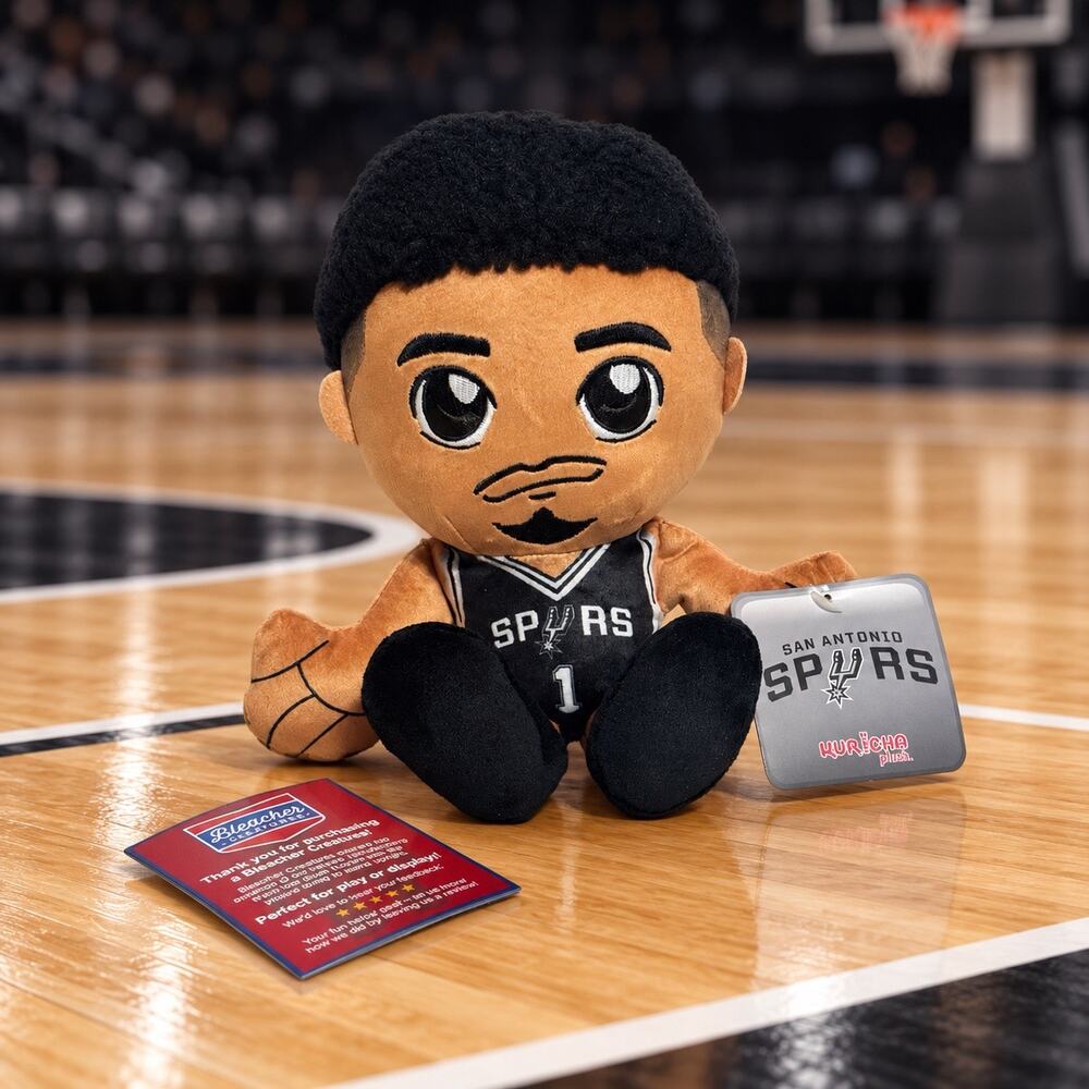 Victor Wembanyama 2023 Rookie Bleacher Creatures Kuricha Plush 8” NEW Bag